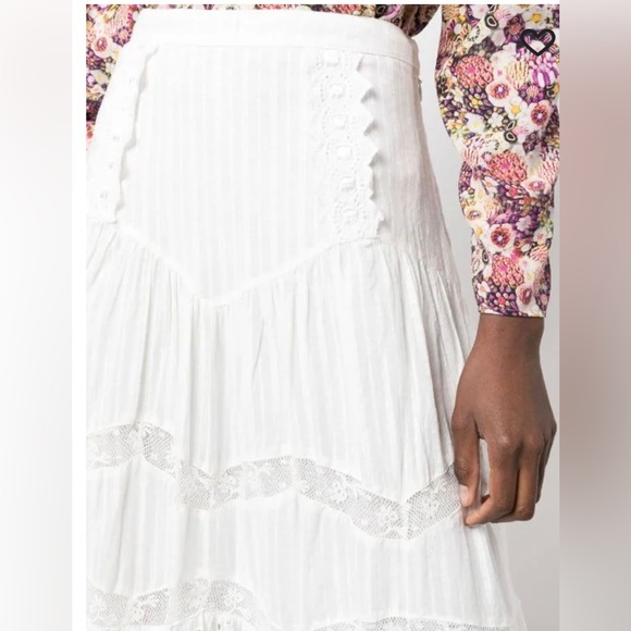 LoveSackFancy lace-trimmed midi dress 2 - Picture 5 of 5